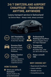24/7 Switzerland Airport Chauffeur 